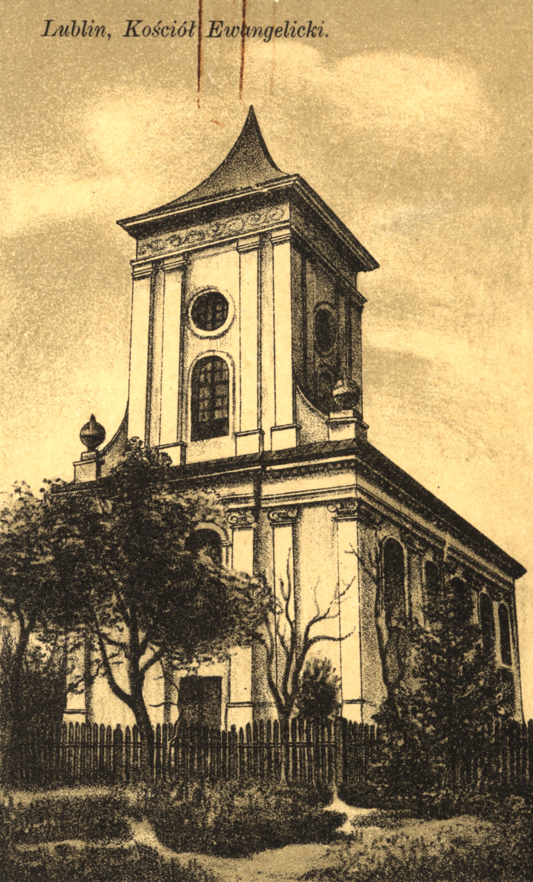Kościół ewangelicko-augsburski pw. Świętej Trójcy w Lublinie, 1912.